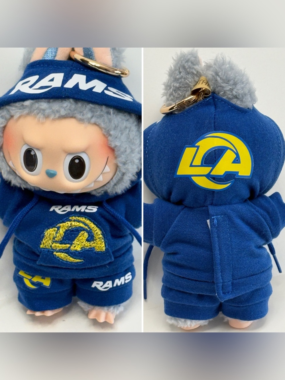 Rams Labubu 2pc outfit Los Angeles LA